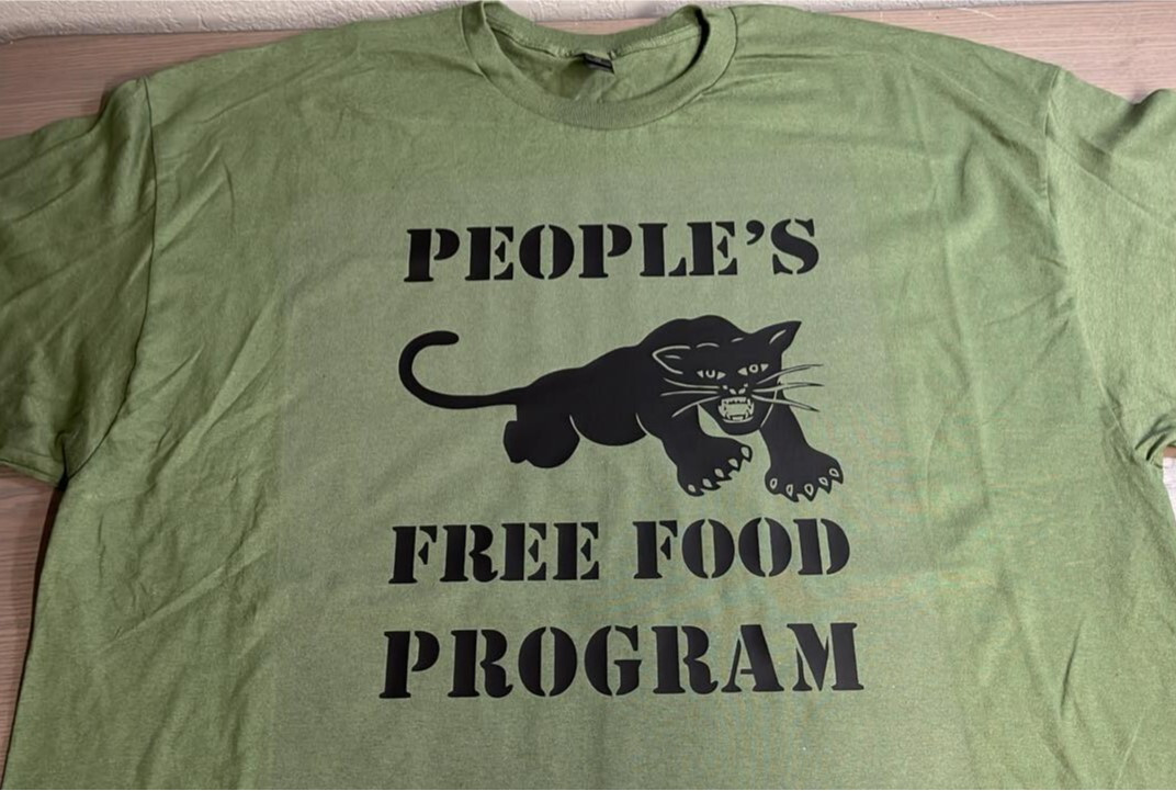 Black Panther Peoples Free Food Program T shirt tee