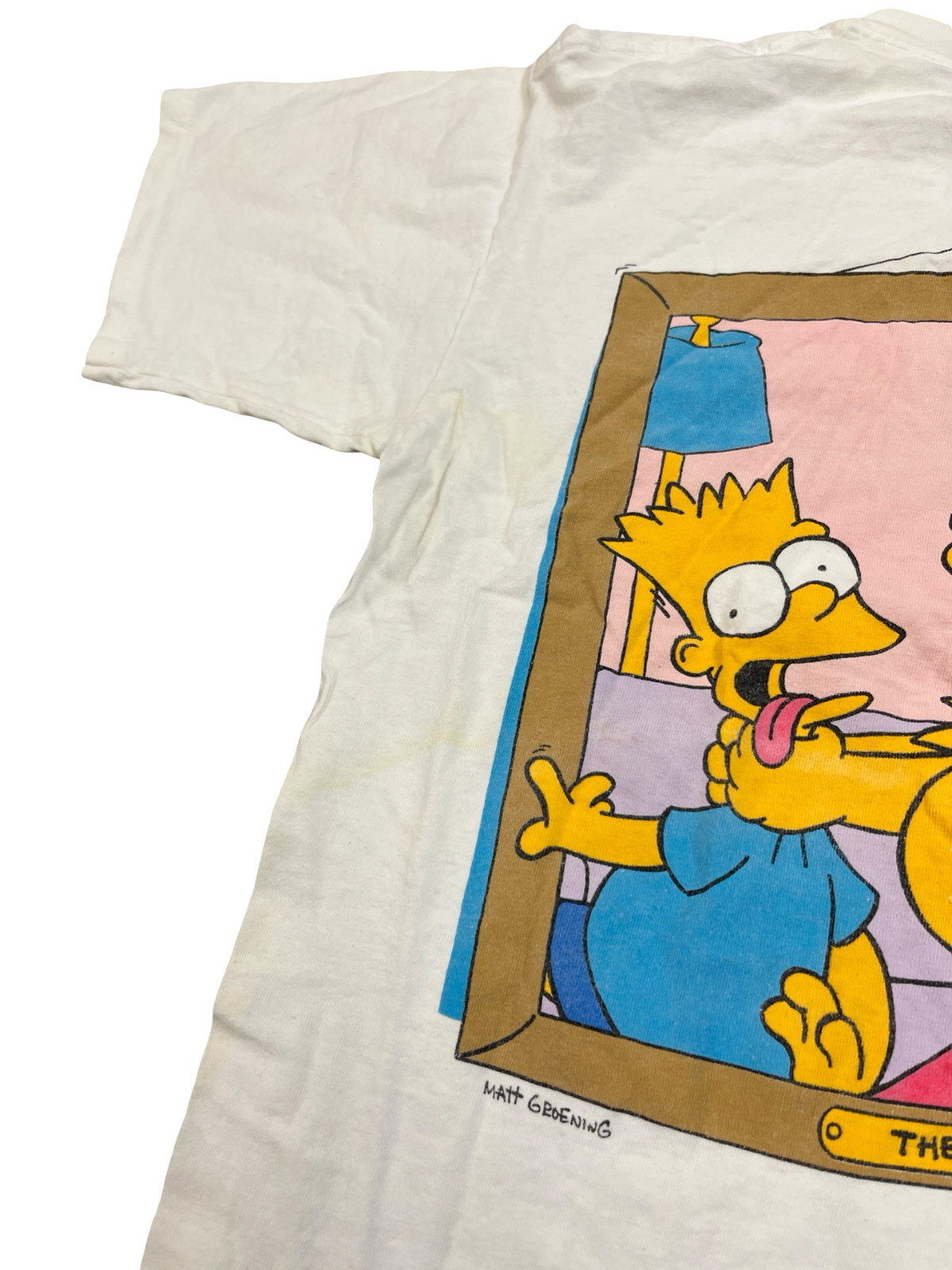 Vtg 1989 The Simpsons Say Cheese T Shirt Changes Tag Single Stitch 80s Cartoon