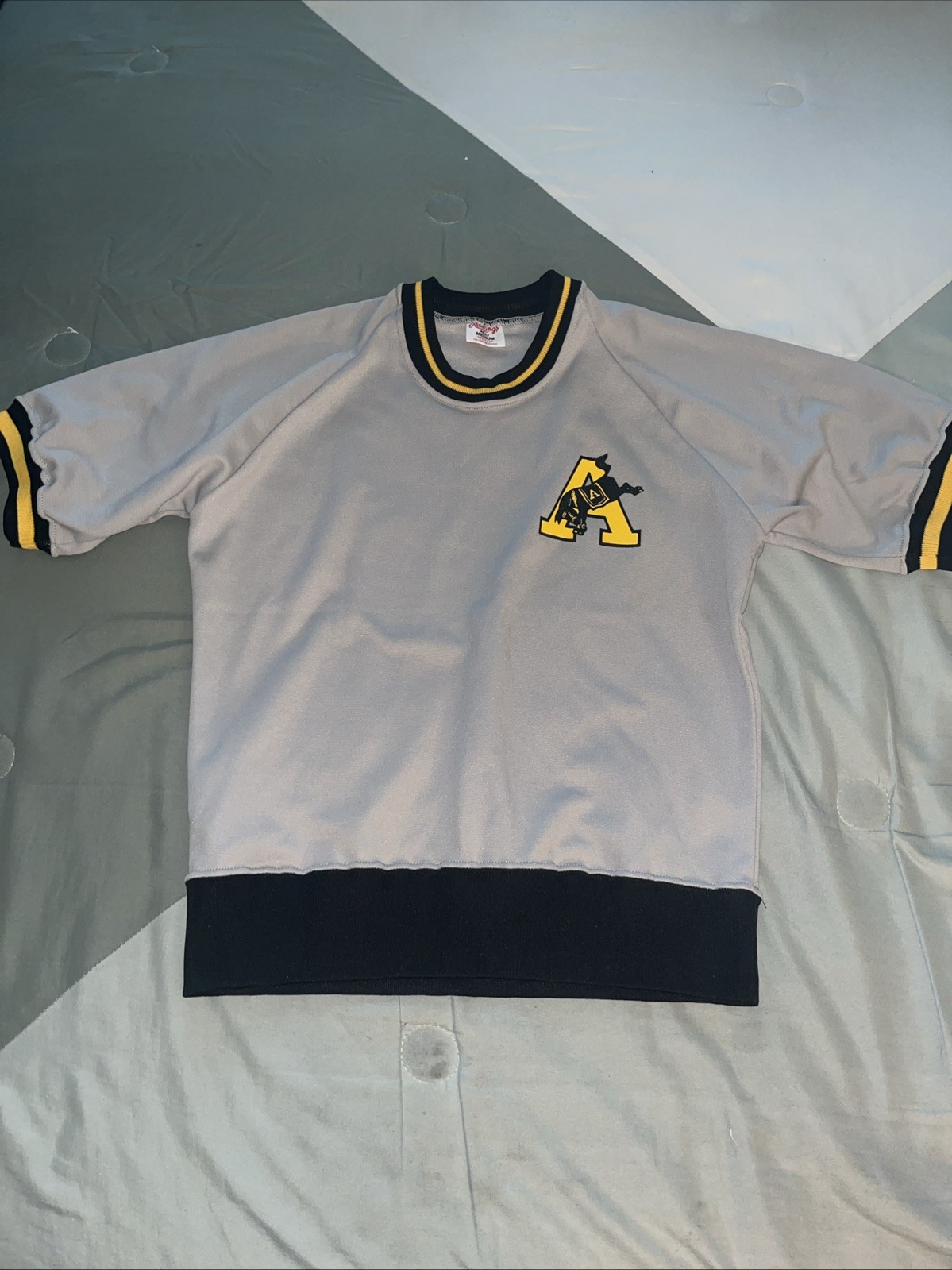 Vintage Army Black Knights Jersey Shirt Sz Adult Medium Gray USA NCAA Rawlings