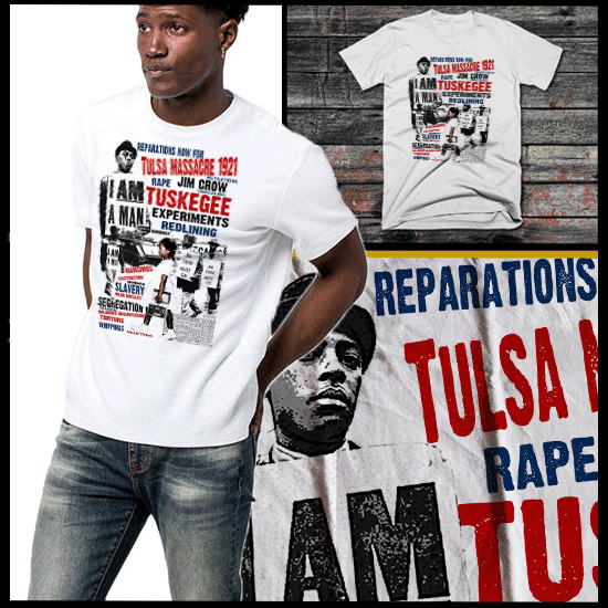Black History Month Reparations Slavery Black Economics Civil Rights T-Shirt II