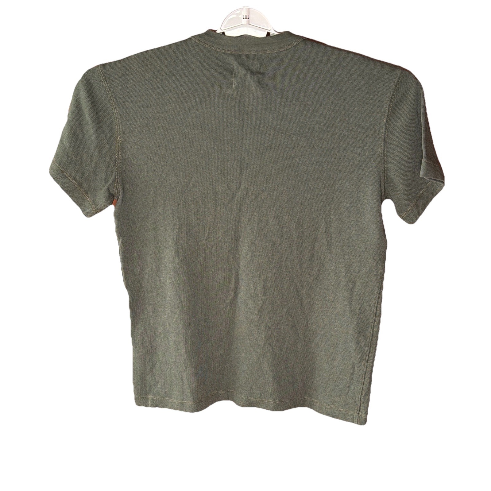 Buck Mason New Field Spec T Shirt Mens Small Green Cotton SS