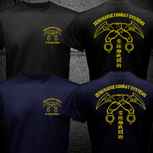 Japan Zero Range Combat Fight Systems Reborn Movie Karambit Silat Kali T-shirt