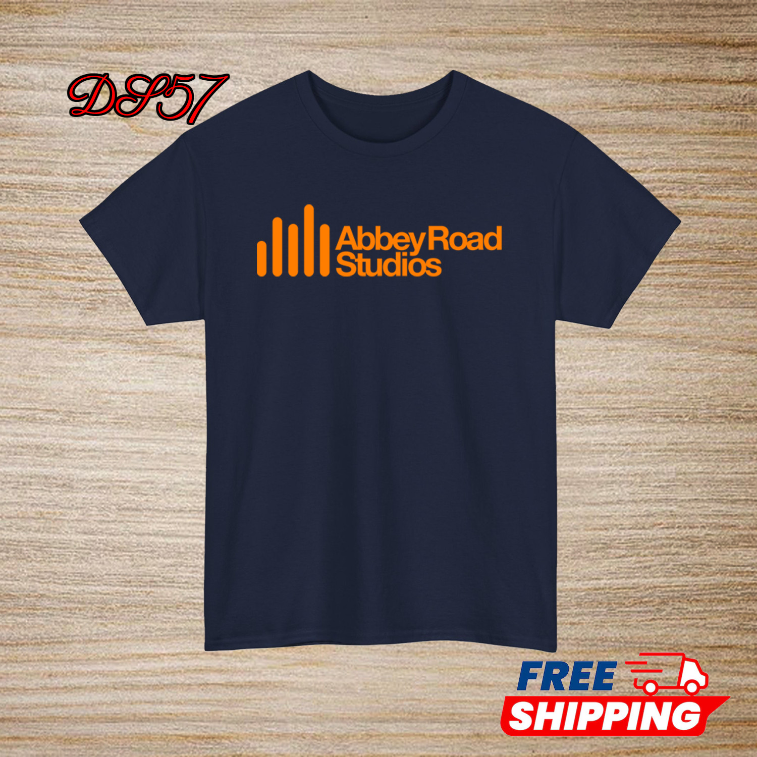 Abbey Road Studios Logo Black/Navy/White/Grey/Red/Light Blue Men’s T-Shirt S-5XL