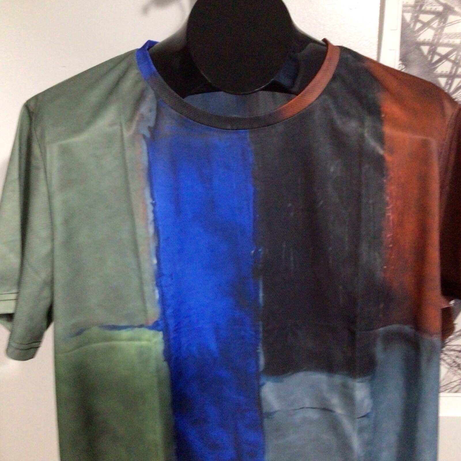 Graphic Prints Vibrant Color Trendy Ultra Soft Casual Short Sleeves Tee Shirts L