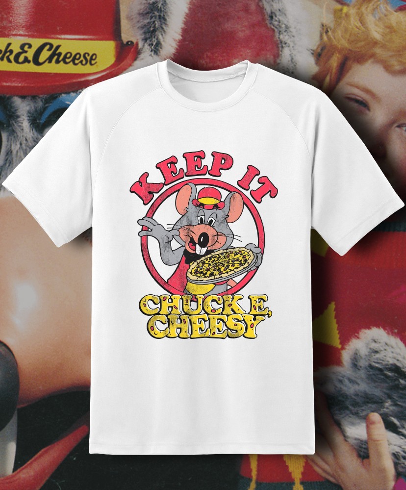 Chuck E Cheese Keep it Cheesy Shirt – Adult & Youth sizes up to 6XL Fast Ship!!