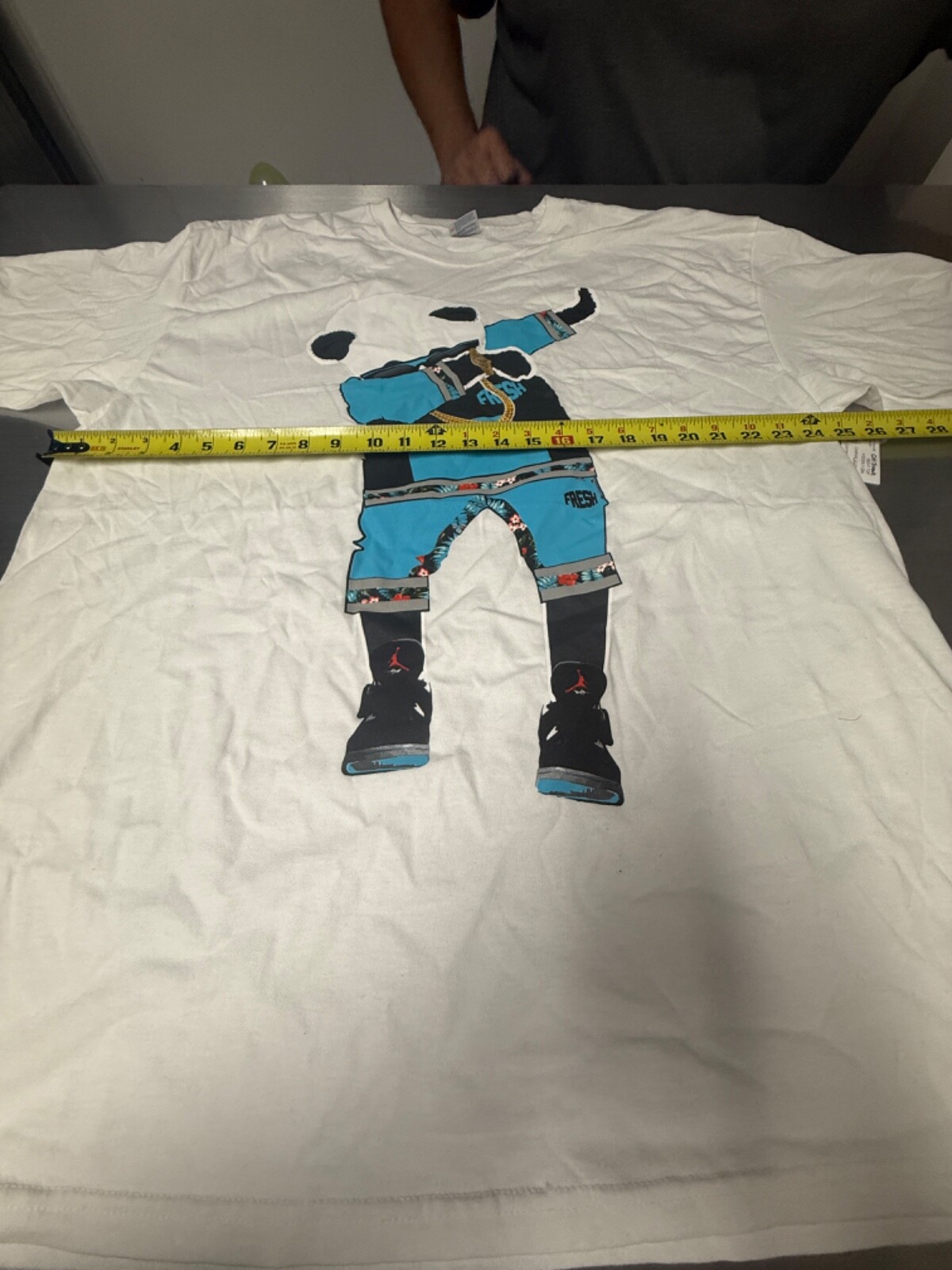 Yazbek Men’s Citi Trends Mens F Top Clubbing & Dabbing Panda Size 2XL