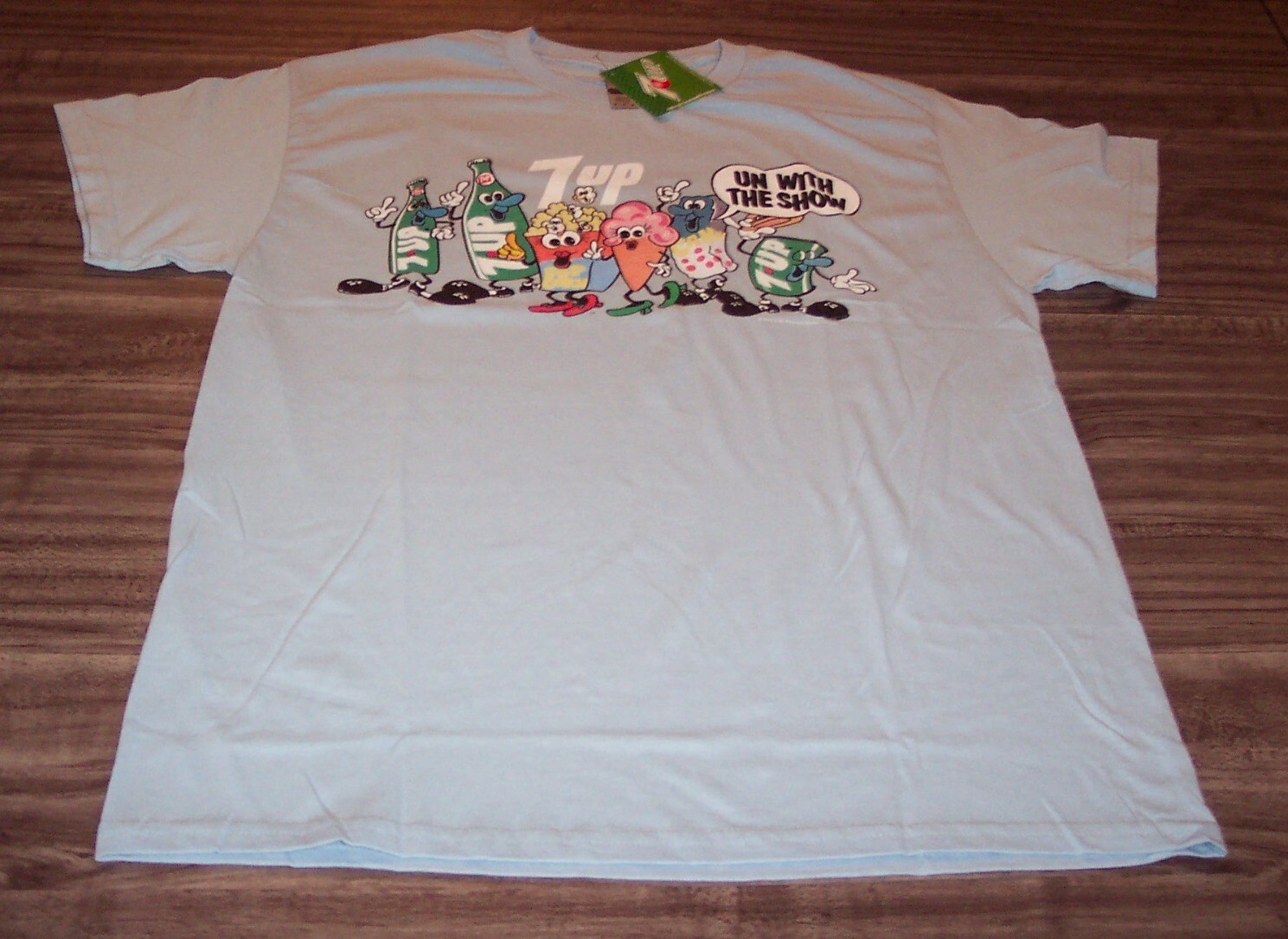 VINTAGE STYLE 7UP SODA T-Shirt MENS MEDIUM NEW w/ TAG