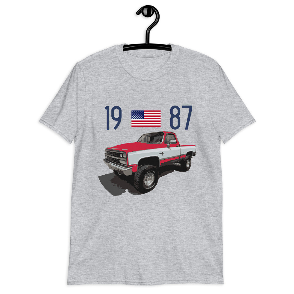 1987 Chevy K10 Silverado Square Body Pickup Truck Owner Gift T-Shirt