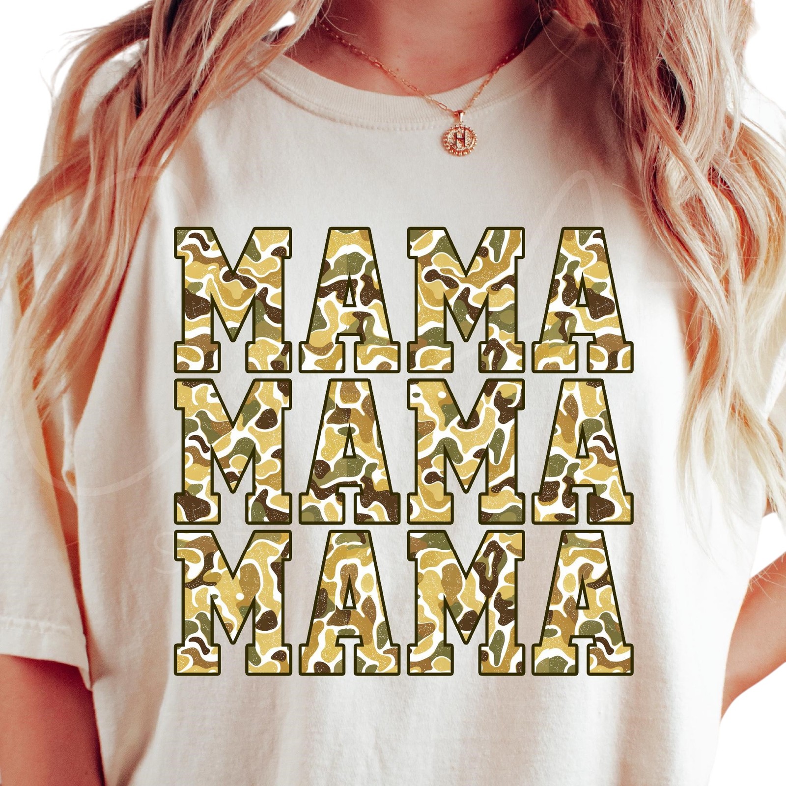 Camo Mama Sublimation PNG Military Mom Shirt Design Camo Print Mom PNG Rustic Ma