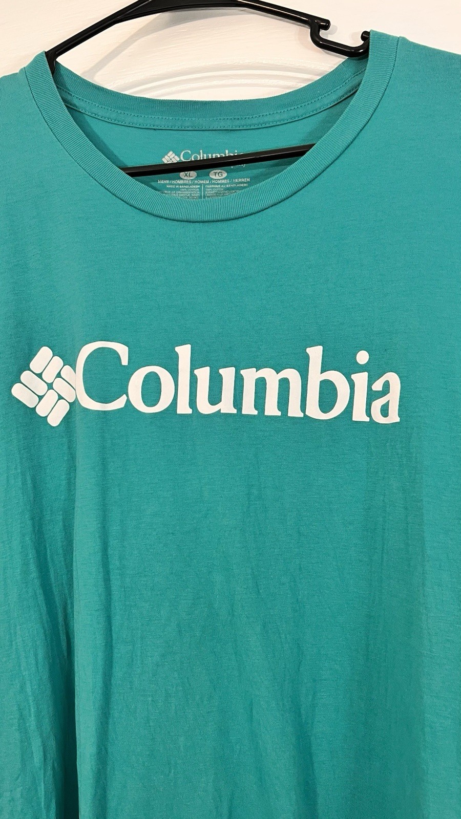 Columbia T-Shirt Mens XL Green Logo Graphic Outdoor Casual Tee