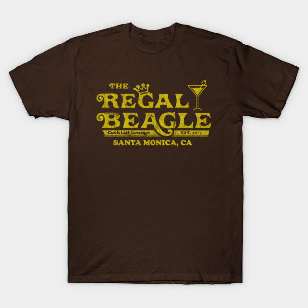 Retro The Regal Beagle T-Shirt Vintage Bar Sign Graphic Tee Gift for Men Women