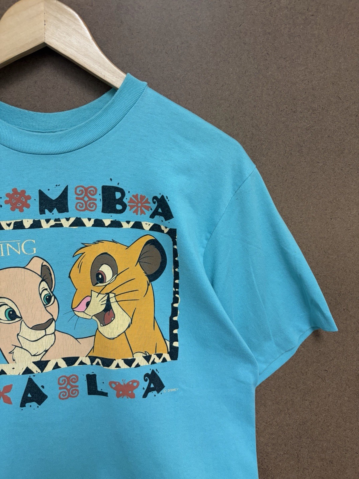 Vintage Disney The Lion King Simba and Nala Graphic Shirt Size Large