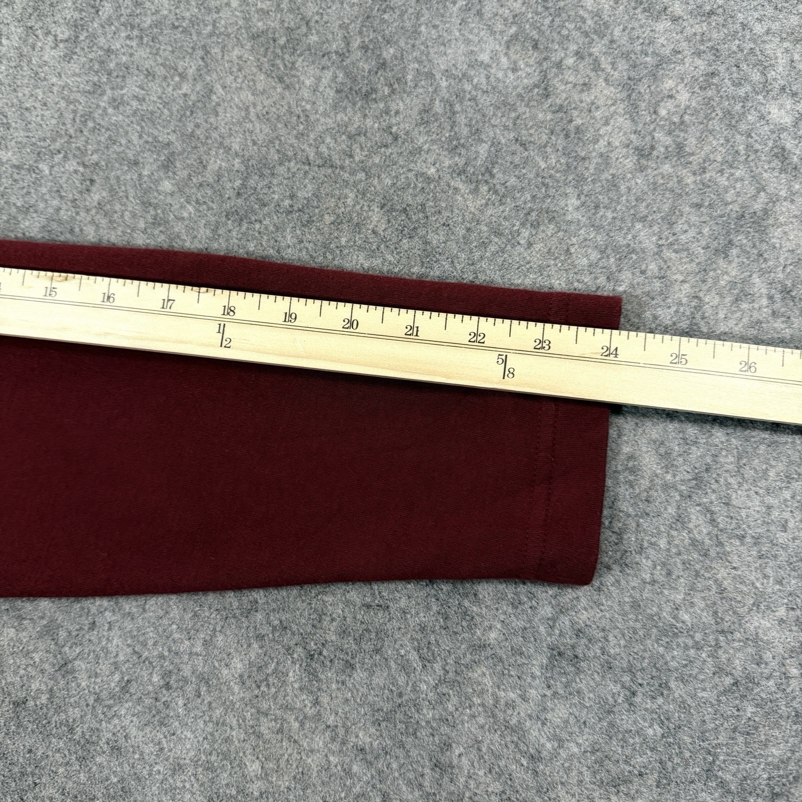 Covington Long Sleeve Pullover Ribbed Knit V-Neck Shirt Fits Men’s Sz Large Red