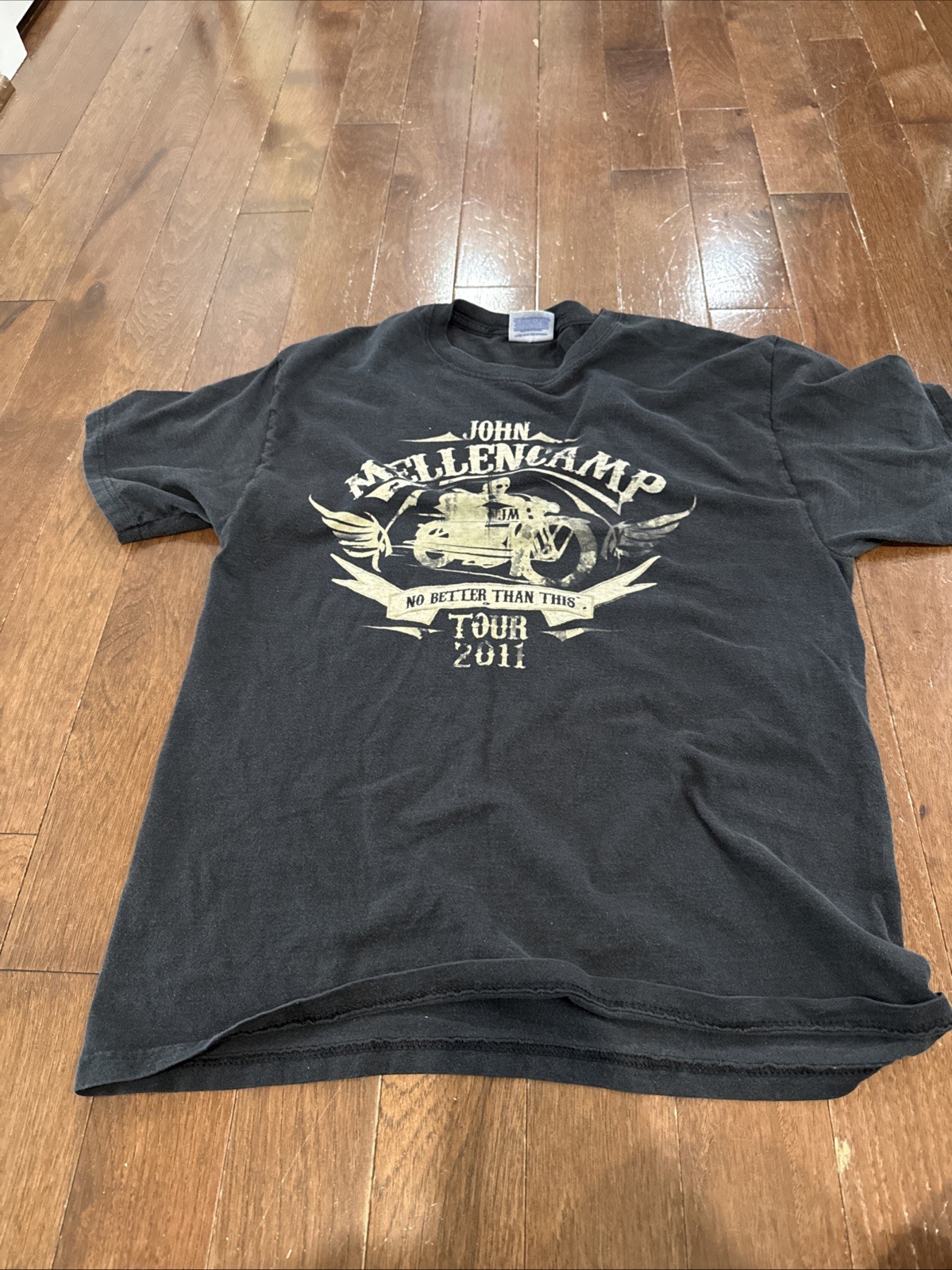 New John Mellencamp Rider 2011 Tour Tshirt Large L Hanes (42-44)