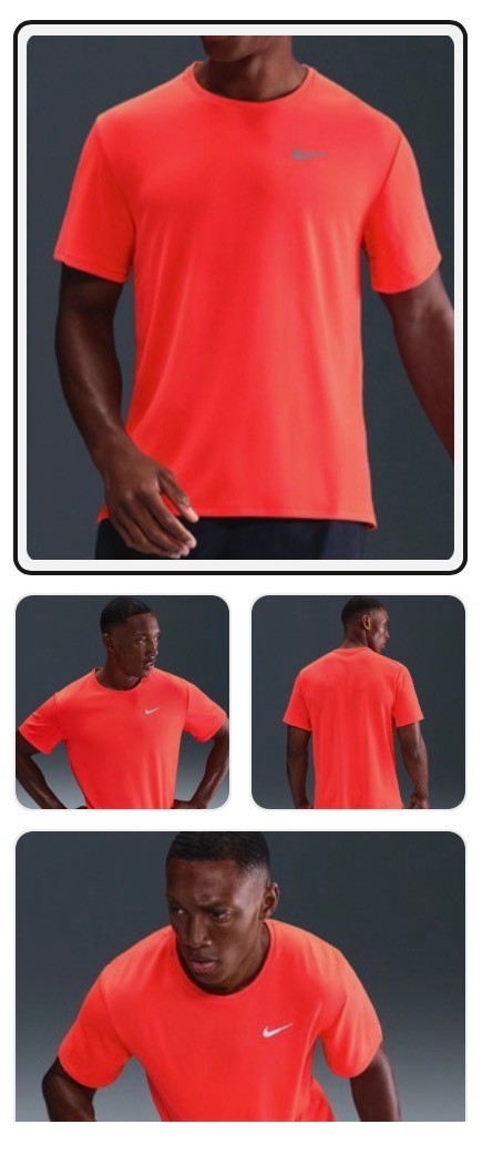 Nike Men’s Dri-FIT UV Miler Running T-Shirt size M