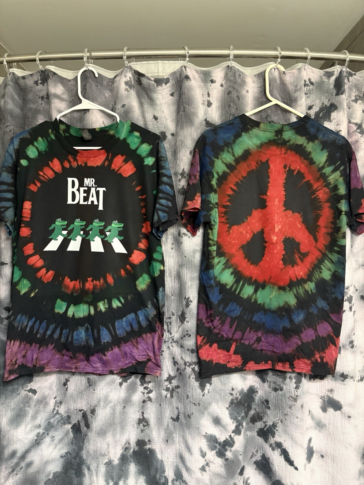 King Gizzard & The Beatles tee, (L-2X, pick size) (tie-dye sold out, BLACK ONLY)