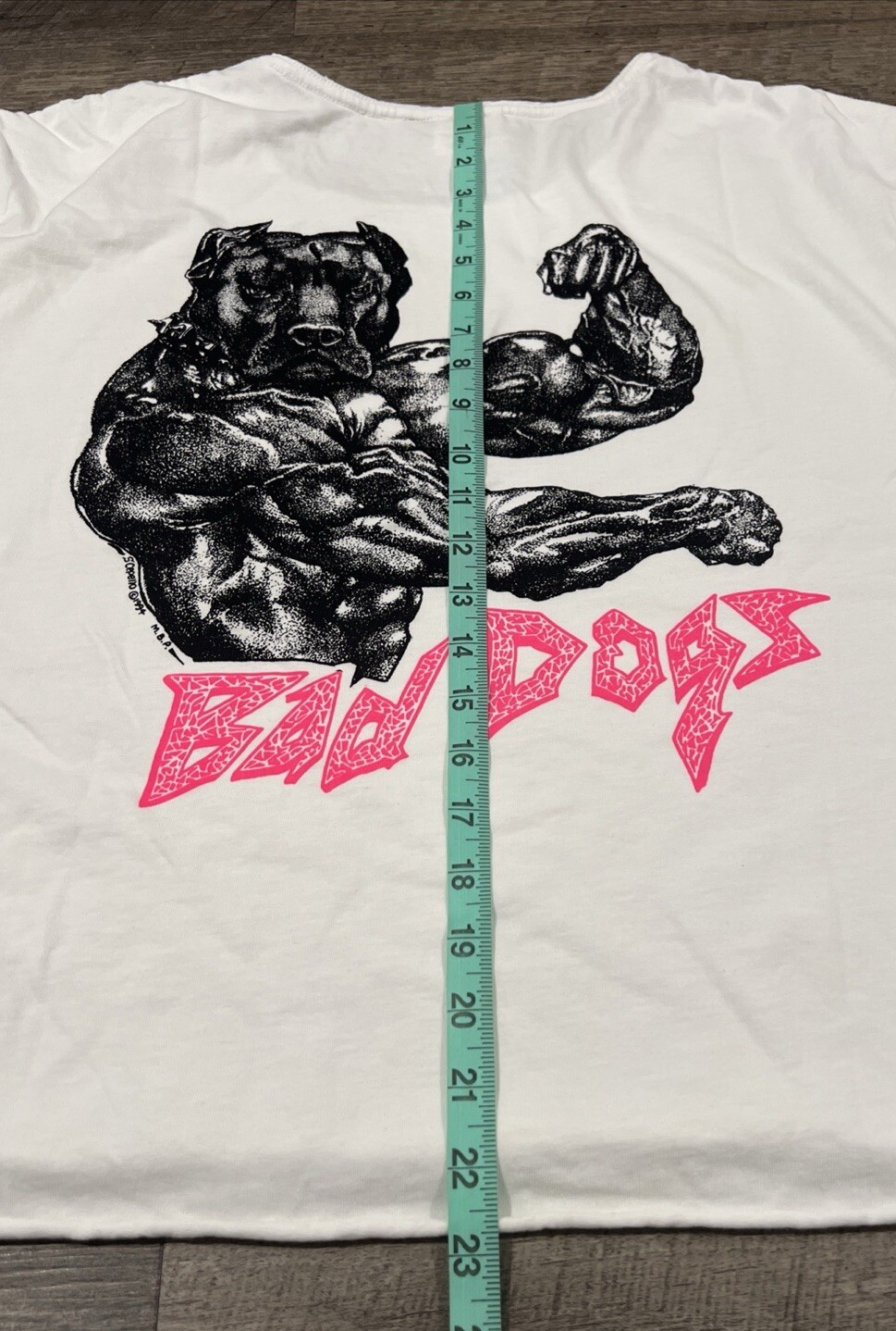 Y,IWO (Yeah, I Work Out) Gym Muscle T Shirt Mens Size 2 White Raw Edge – NWOT