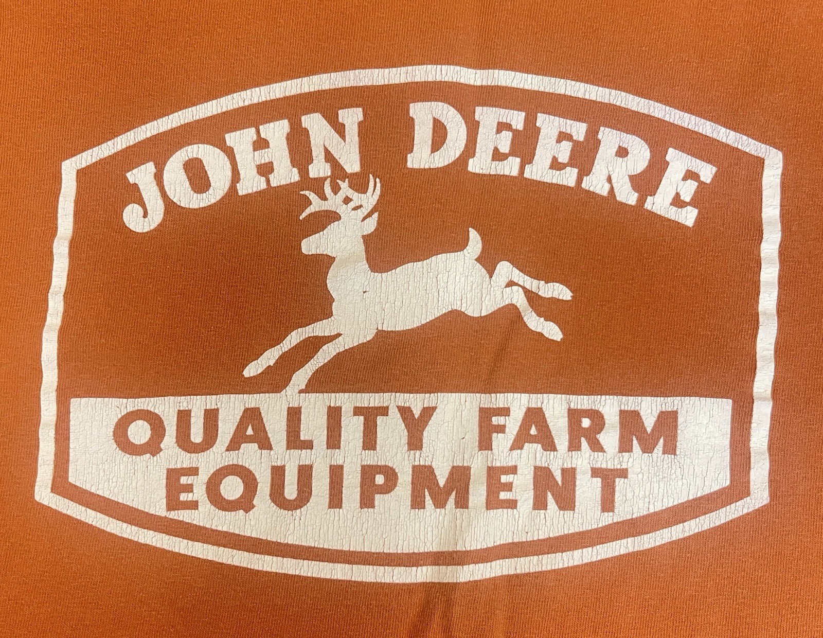 John Deere T Shirt Mens 2XL Gildan Ultra Cotton Graphic Pullover Short Sleeve Cr