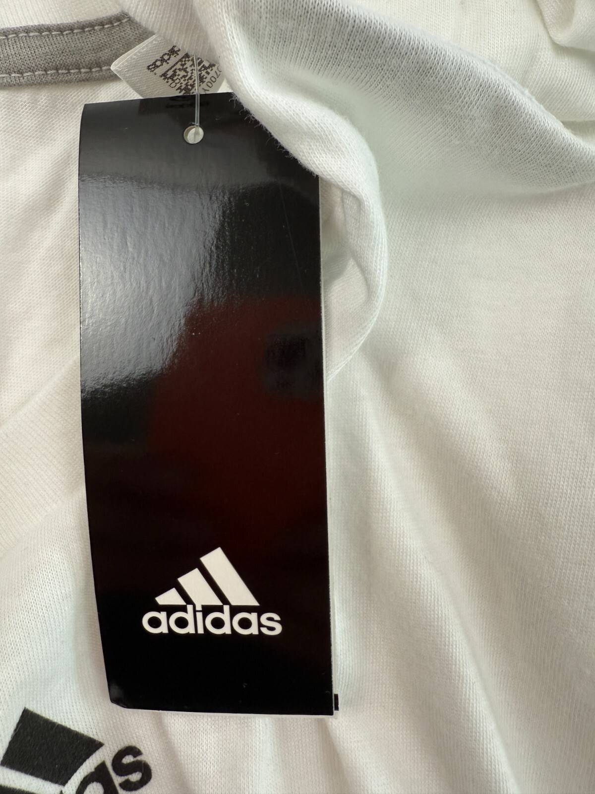 Adidas Men Short Sleeve Crew Neck The Go To Performance Tee White XL NWT