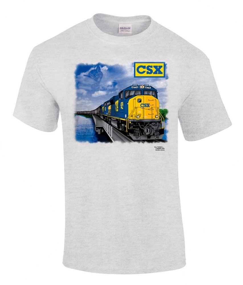 CSX Chessie Lives SD70ACe Train Authentic Railroad for youth &adultsT-Shirt [35]