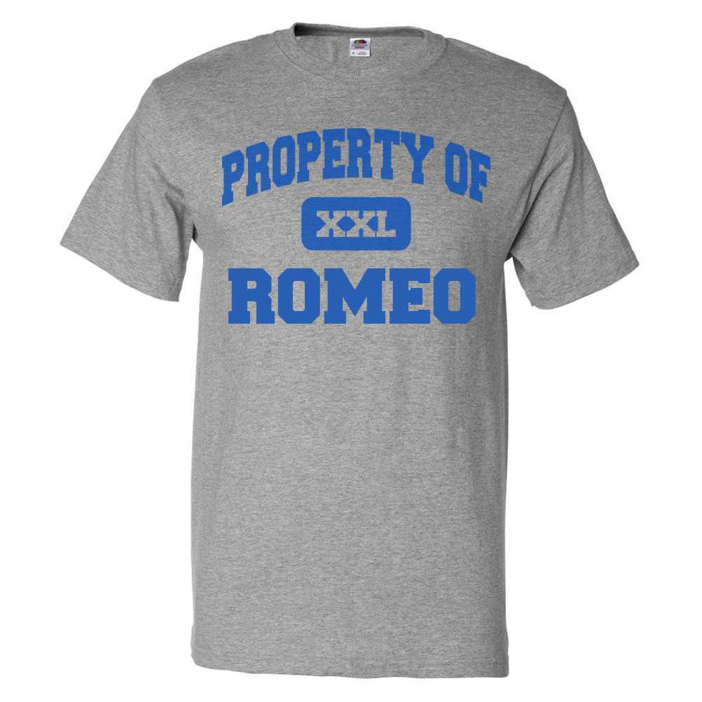 Property of Romeo T shirt Funny Tee
