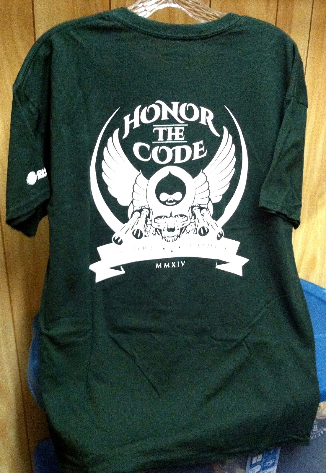 DRUPAL ARMY HONOR THE CODE LARGE SHIRT HONORA CODICE CHEEKY MONKEY MEDIA 2014
