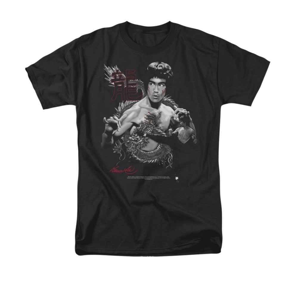 BRUCE LEE THE DRAGON Licensed Adult Men’s Graphic Tee Shirt SM-6XL
