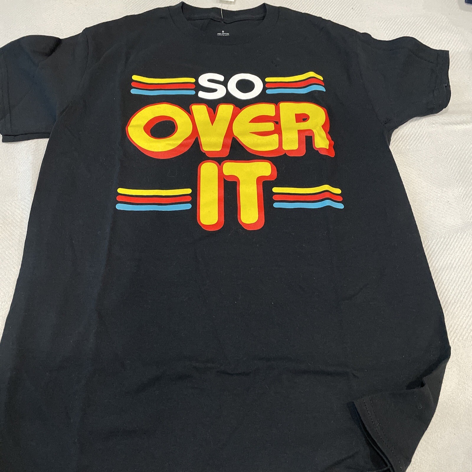 NWT Humor Men’s So Over It Graphic T-Shirt S (34-36)