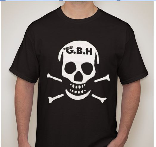 CHARGED GBH Skull Punk rock hardcore thrash band T shirt tee all sizes and color