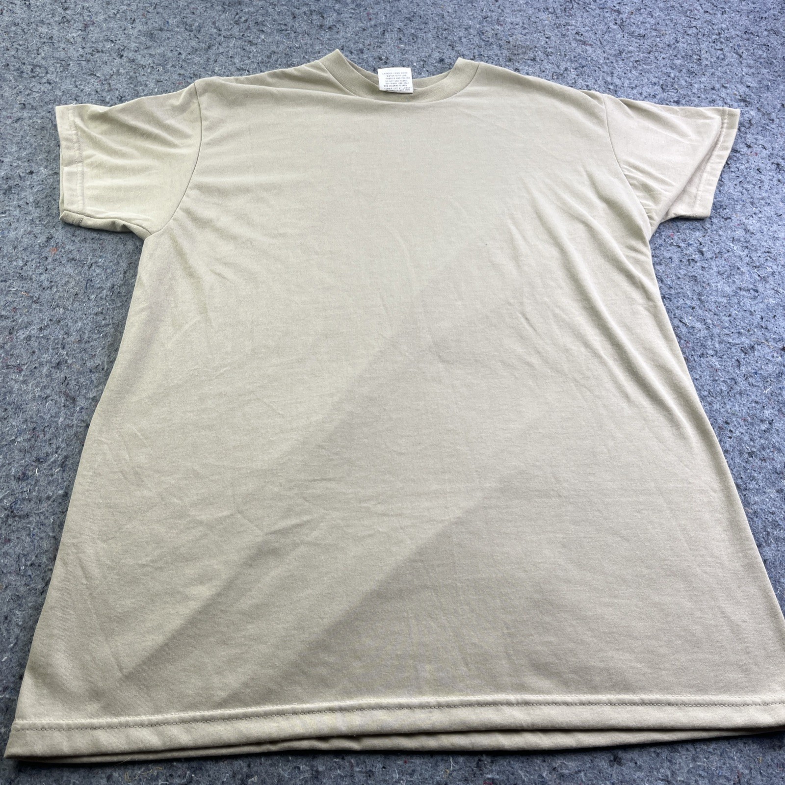 DLA U.S. Army Military Troop Support T-Shirt by Skilcraft Large Sand/Tan