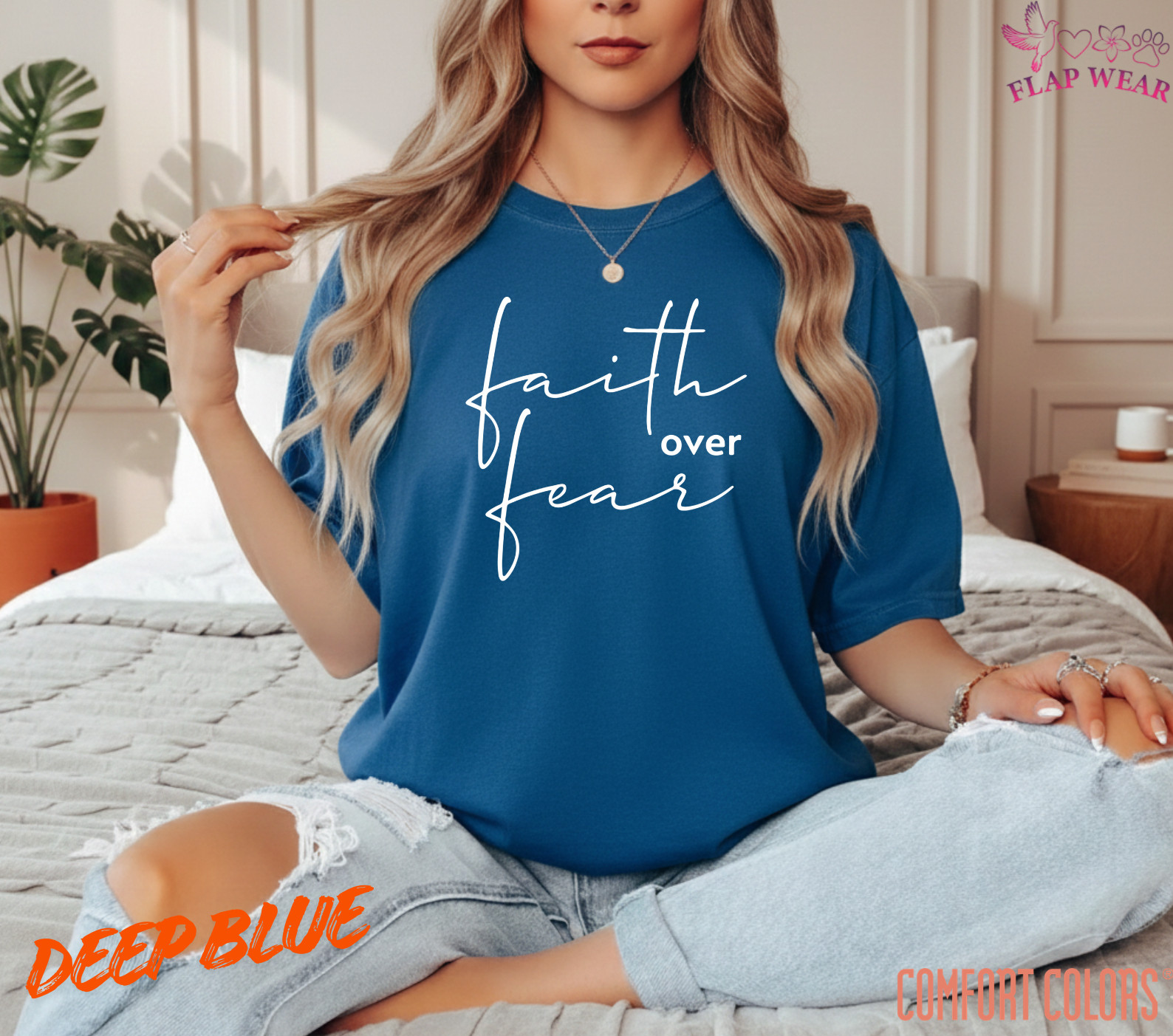 Unisex Faith Over Fear Christian T-Shirt, Men T shirt,Women T shirt Gift
