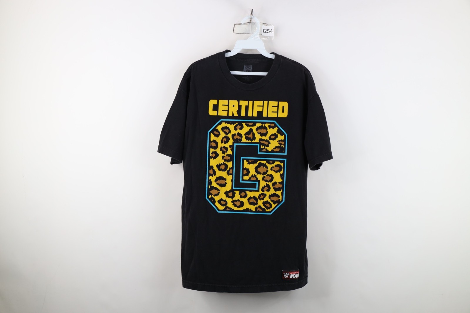 Vintage WWE Mens L Faded Certified G Enzo and Big Cass Wrestling T-Shirt Black