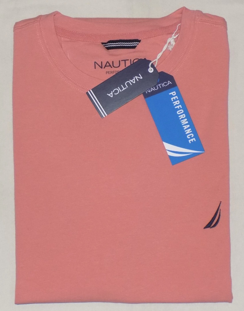Nautica Men’s Active Stretch Performance T-Shirts Rosette M New