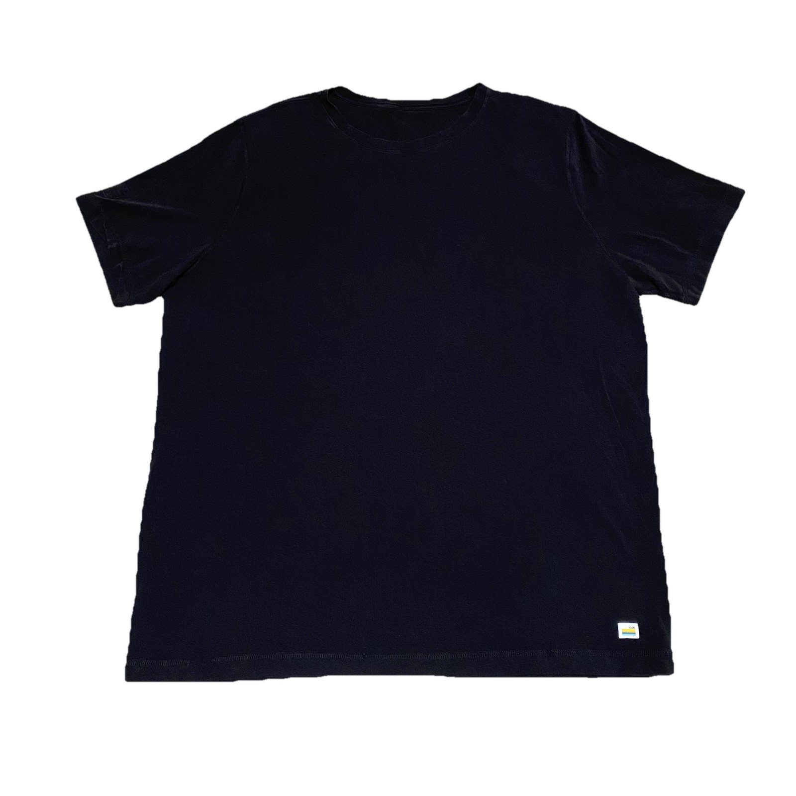 Vuori Tuvalu Tee T-Shirt Men XL Black Short Sleeve Crew Neck Performance Stretch