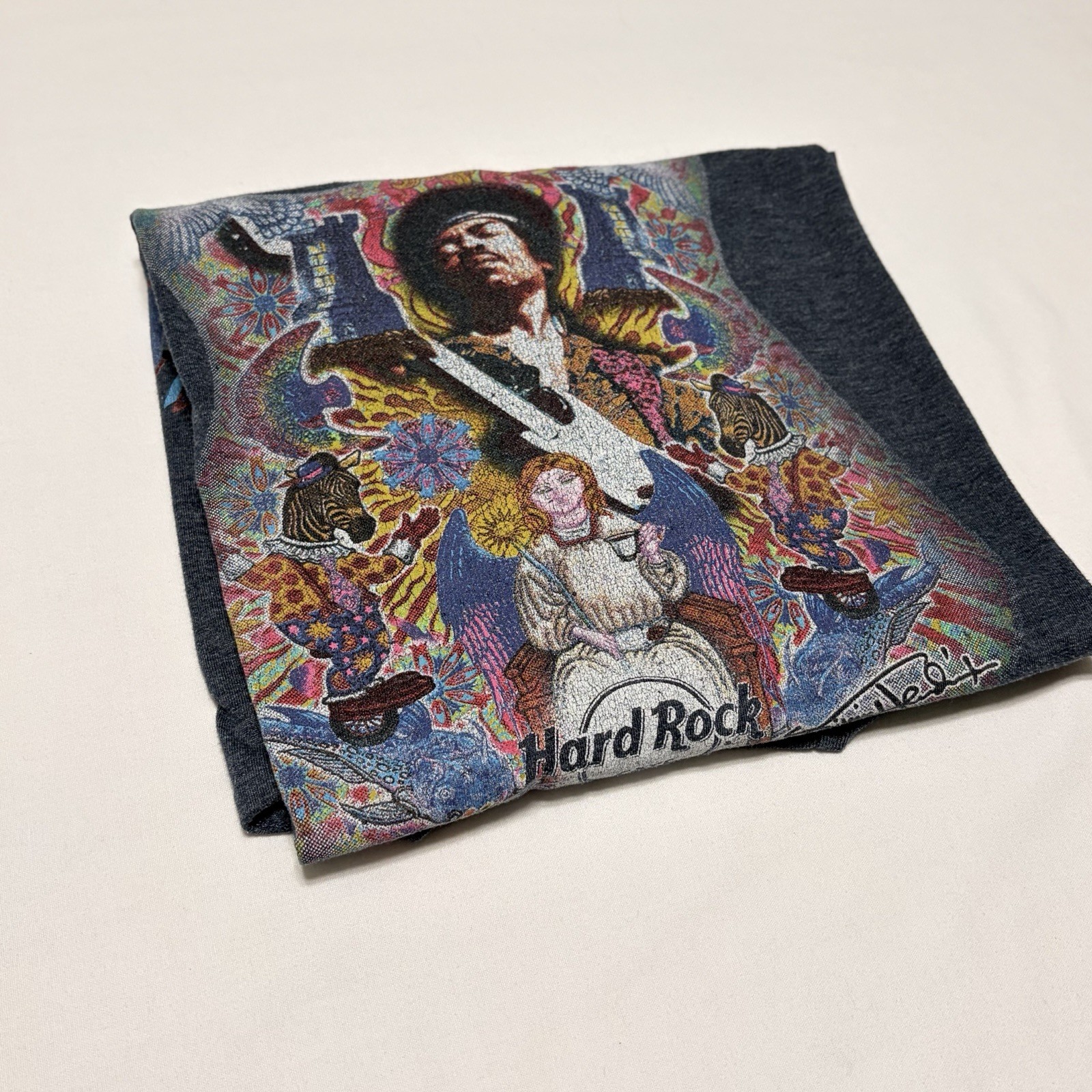Hard Rock Cafe Jimi Hendrix Shirt XL Signature Series 29 Myrtle Beach Fender