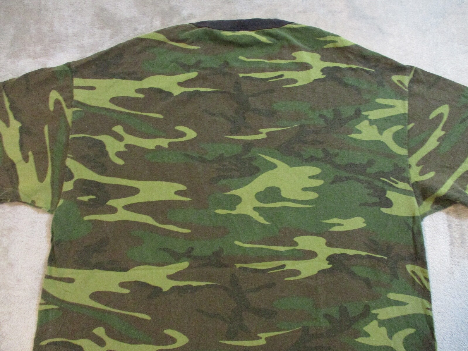 Vintage DC Comics Justice League Shirt Mens XL Green Camo Super Hero TV Movie