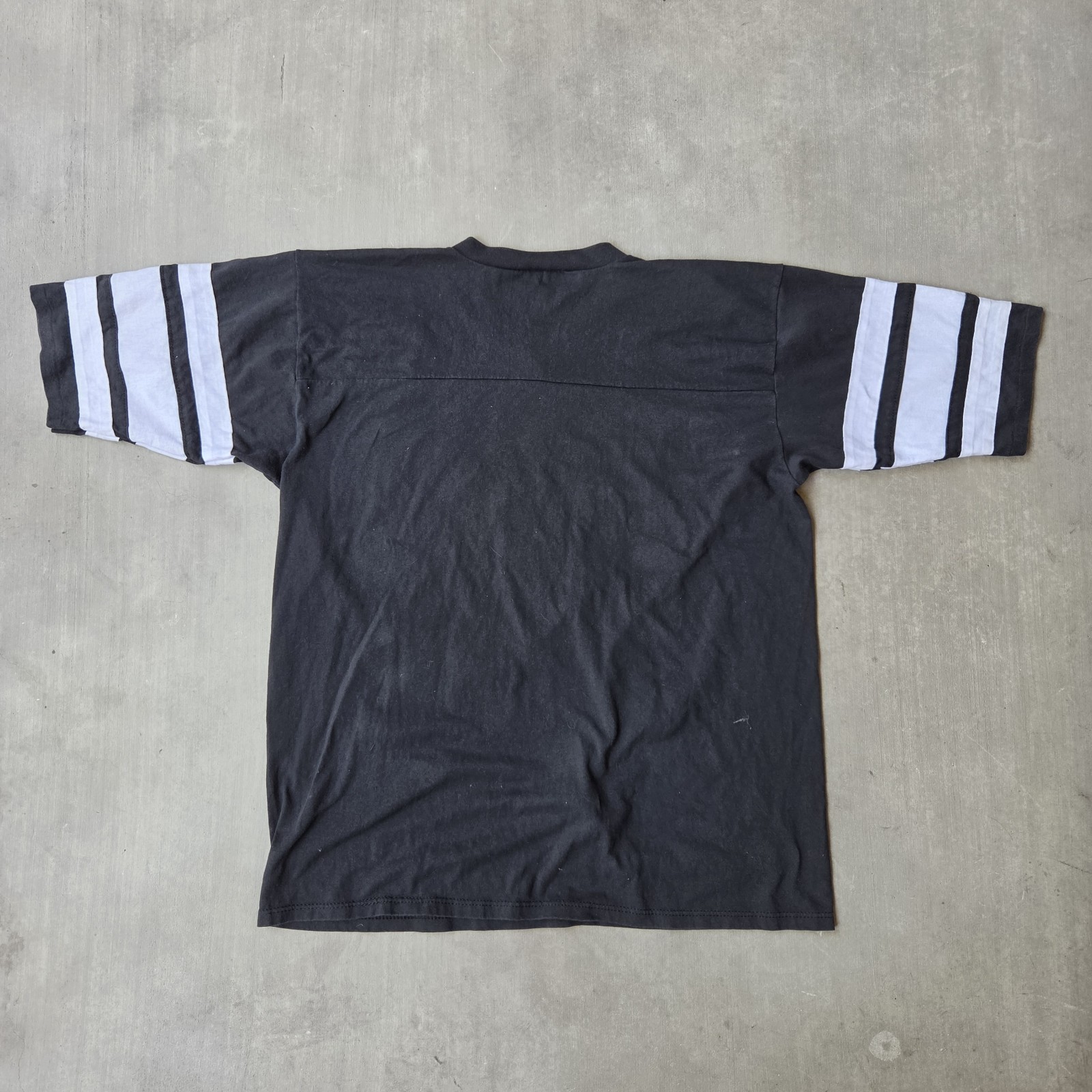 Vintage 90s Logo 7 Anaheim Mighty Ducks Jersey Style Tshirt Size XL Black