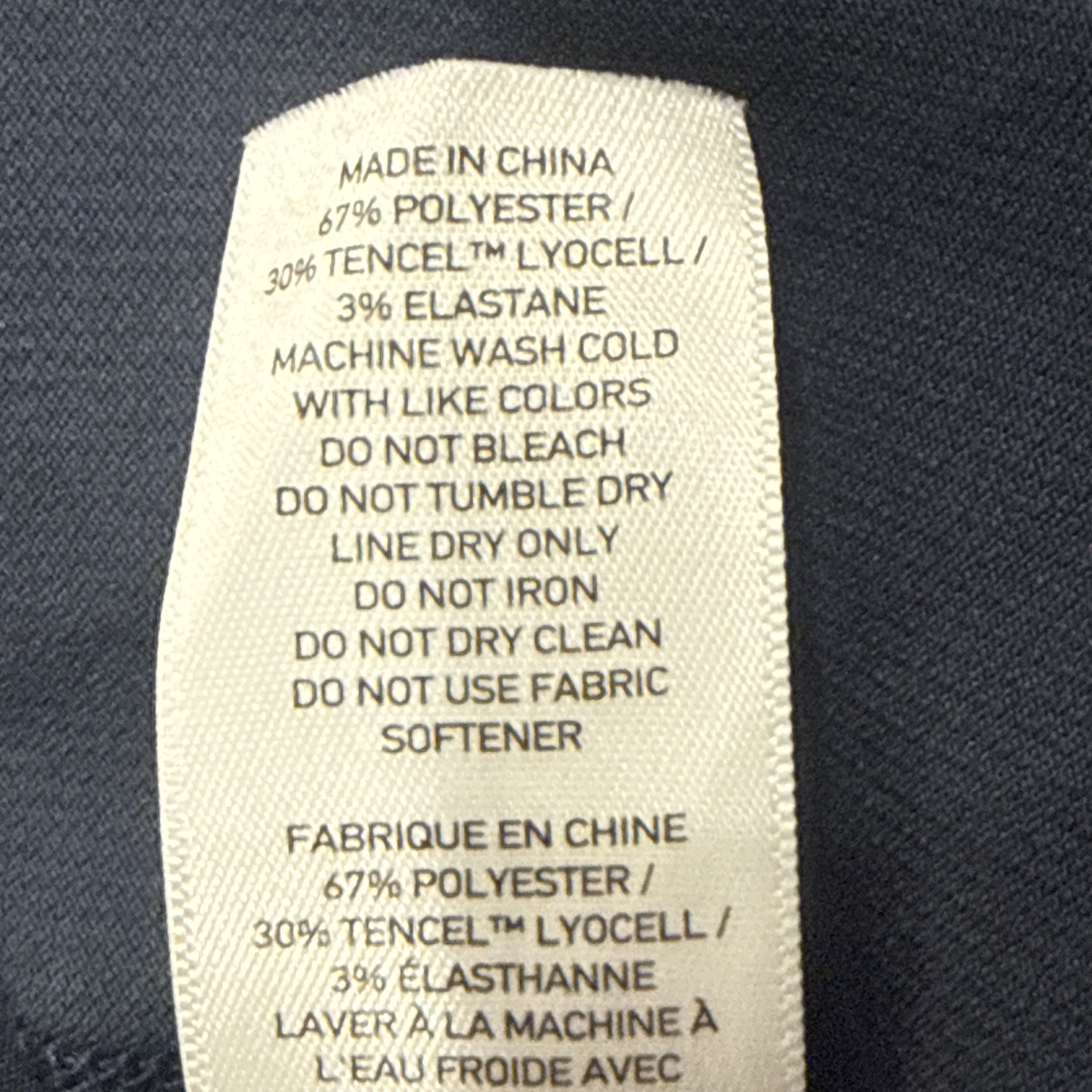 Rhone Shirt Men’s Large Blue 3 Button Crewneck Performance Stretch
