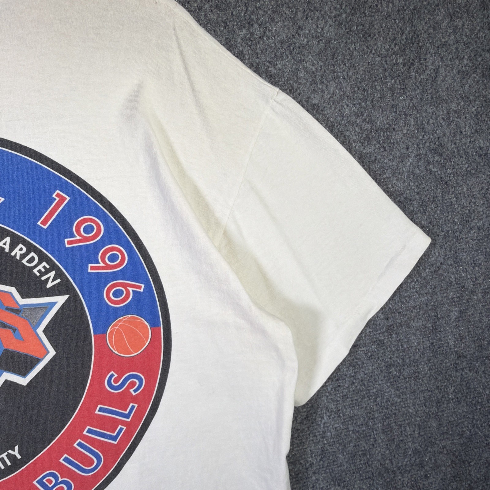 Vintage New York Knicks Shirt Mens XL White 90s NBA Basketball 1996 Speedo Rare