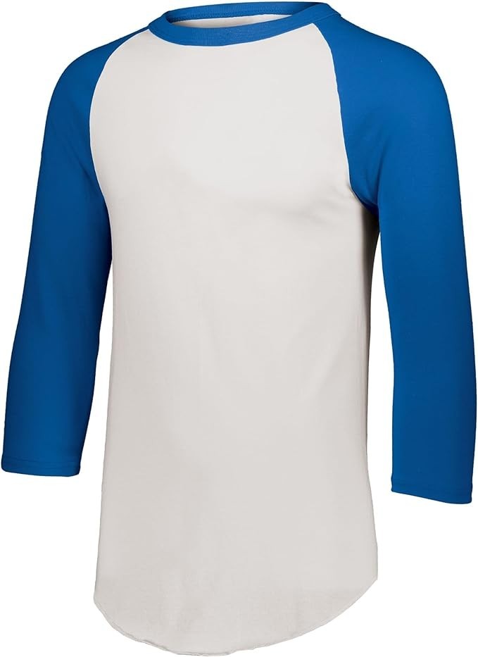 Lot of 3 Augusta Sportswear 4420 Mens Baseball Jersey Sports T-Shirt Raglan NEW