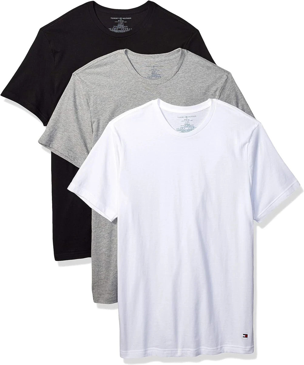 Tommy Hilfiger Men’s 3-Pack Cotton Classics Crewneck Undershirt DR09163337 NWT