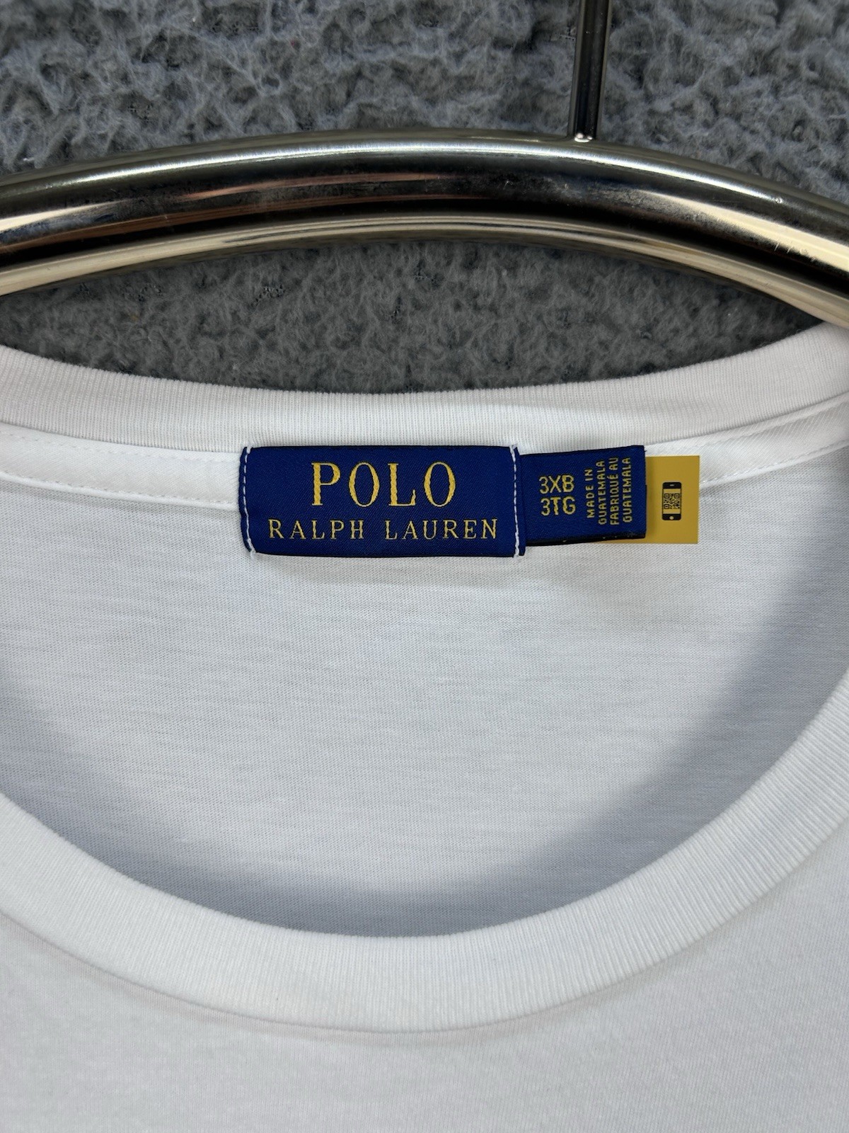 Polo Ralph Lauren Custom Fit Polo Bear T-Shirt Size 3XB Big White Preppy S/S