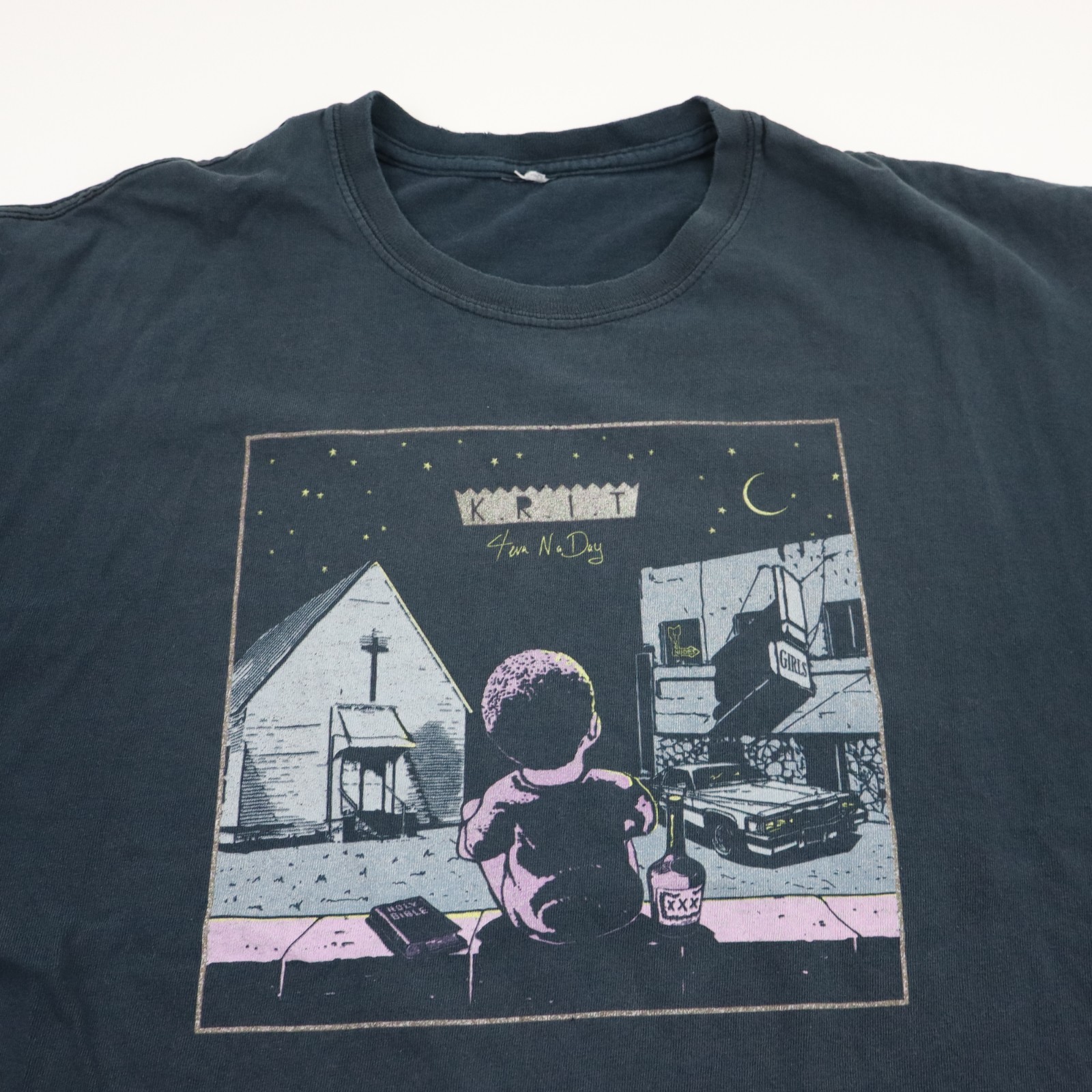 Big K.R.I.T. Krit 4eva N a Day T Shirt Mens M/L Double Sided Band Album Rap Tee