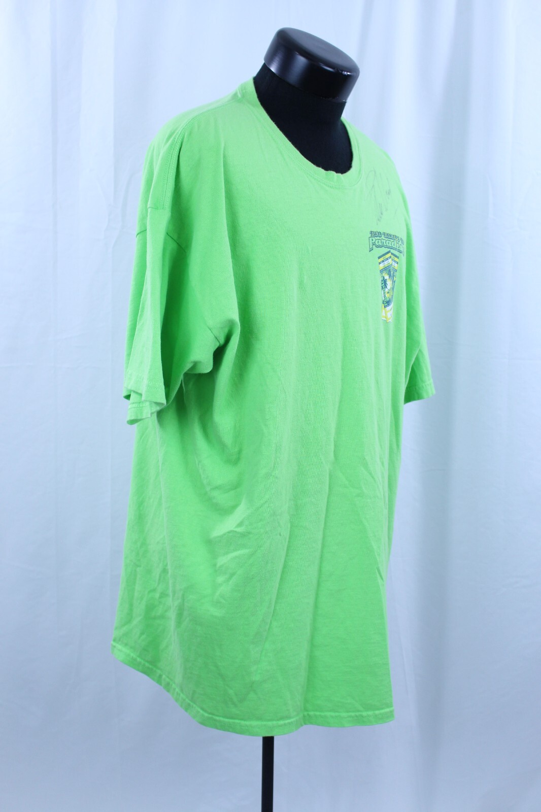 VTG Eddie Money Autograph Tour T-Shirt Tee 2XL Signature Band Auto Paradise Two