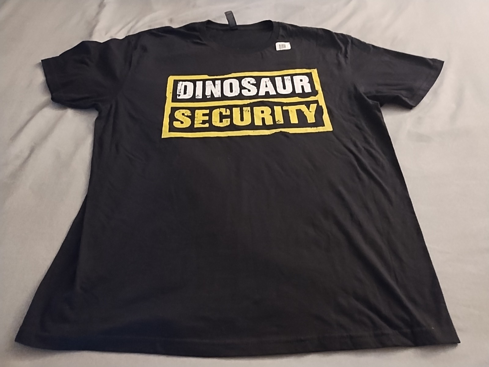 Gildan Adult Softstyle Stylish T Shirt Dinosaur Security Size XL