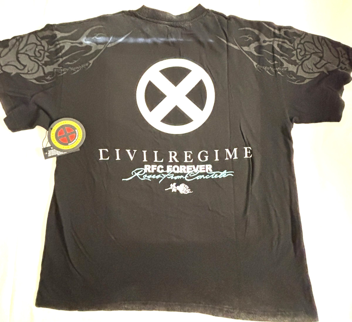 Civil regime Marvel X-Men Wolverine Oversized Graphic Tee Shirt Adult Size Large