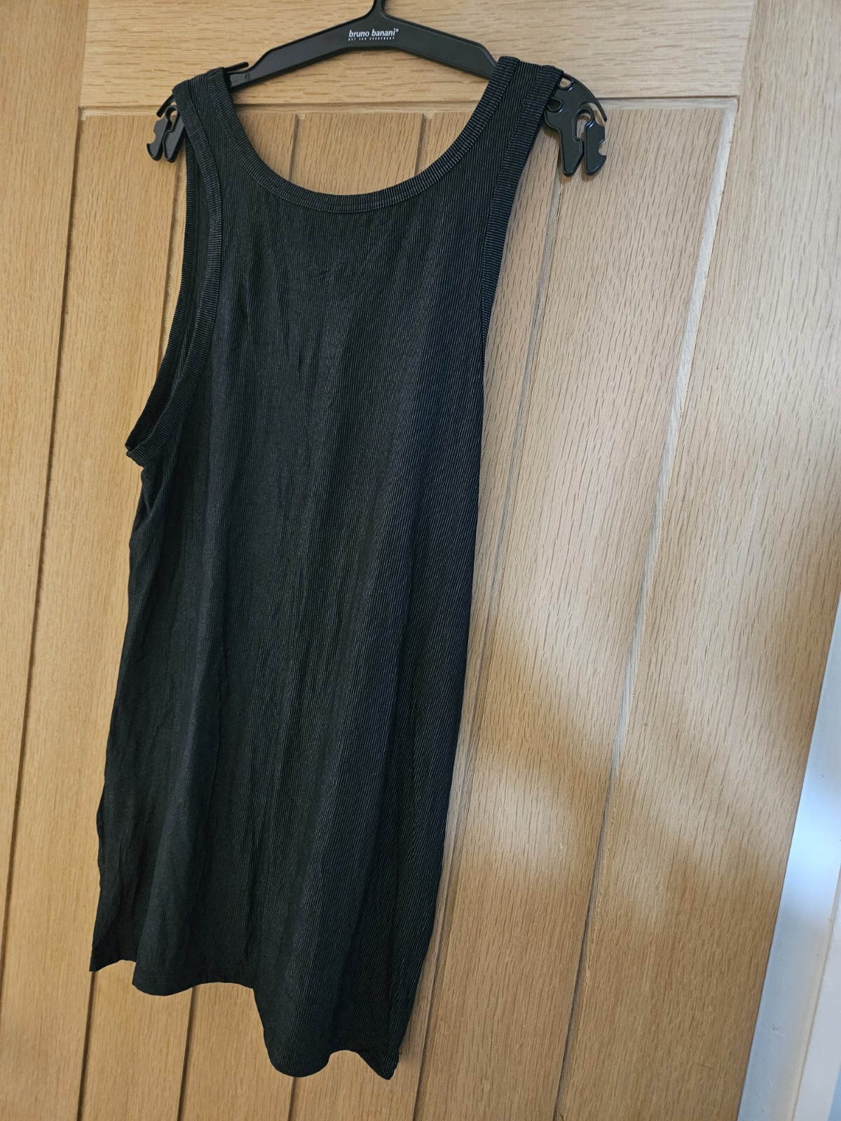 Bruno Banani Broker Black Stripe Pattern Vest Top / Tank Top – Size Medium – NWT