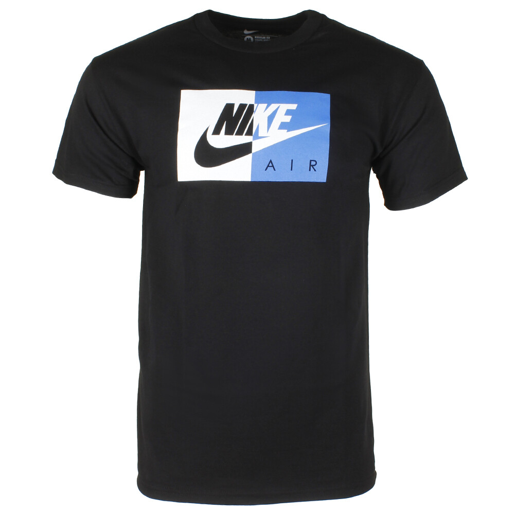 Nike Air Men’s Athletic Short Sleeve Color Blocked Logo Gym Graphic T-Shirt