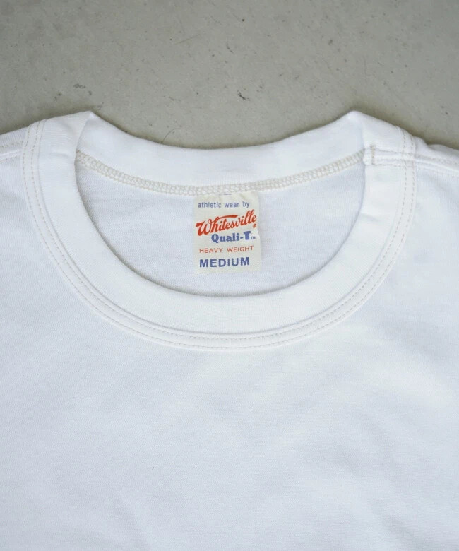 Whitesville WV73544 2-PACK T-SHIRT OFF-WHITE Size M L XL XXL Men’s Made in Japan