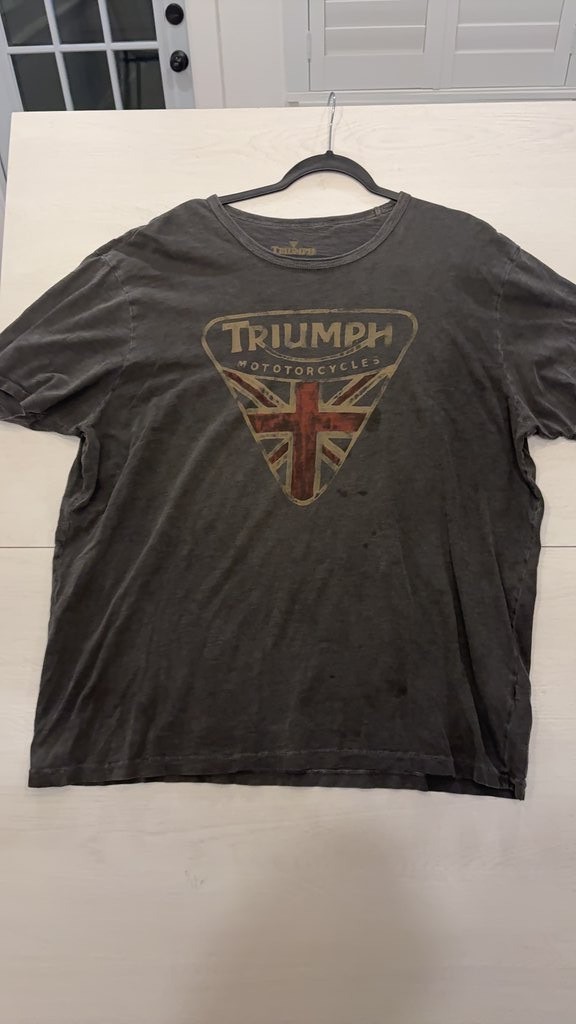 Lucky Brand Triumph Motorcycles Graphic T-Shirt